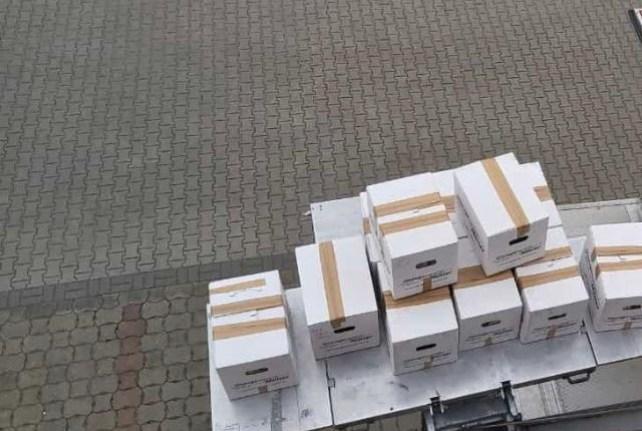 Behördenumzug in Neustadt/Vogtland mit einem Möbellift